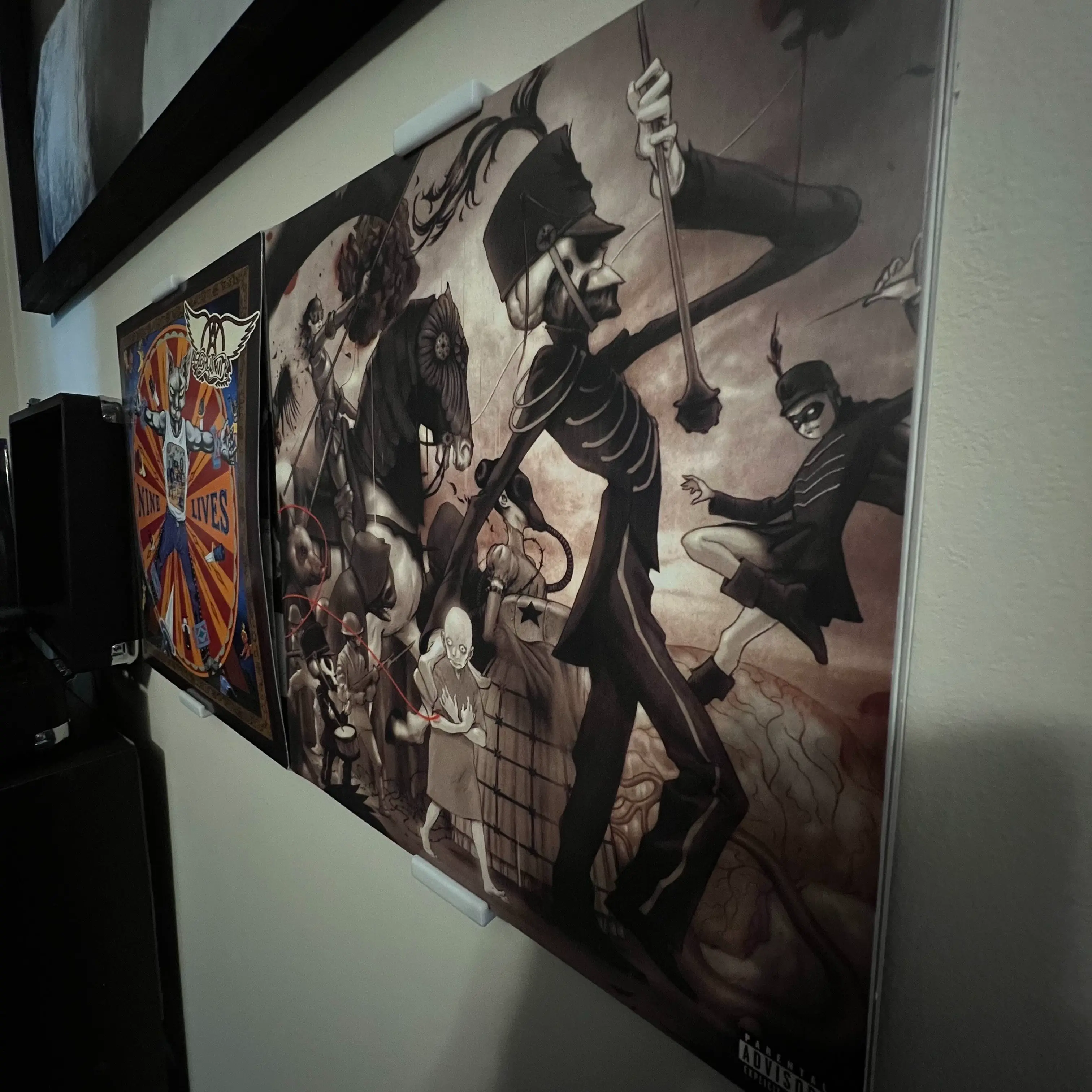 Vinyl Record Wall Display