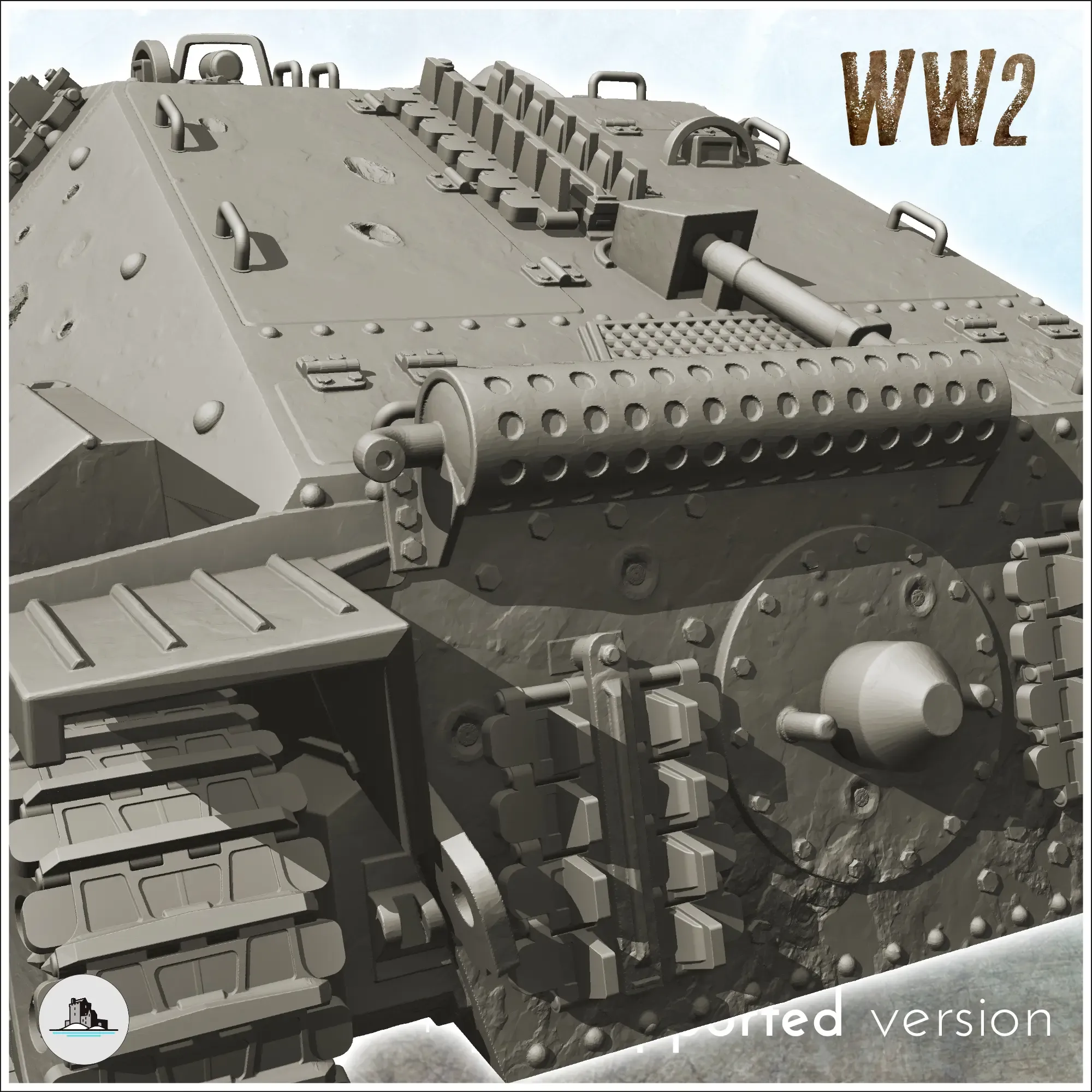 Jagdpanzer 38(t) Hetzer - WW2 German Flames War Bolt Action