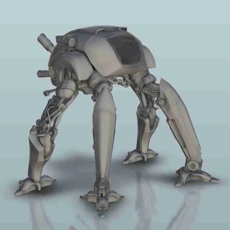 Robot Bot 4000 - ciencia ficción futuro 40k escenografía