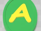 Alphabet Keychain - letter A-0