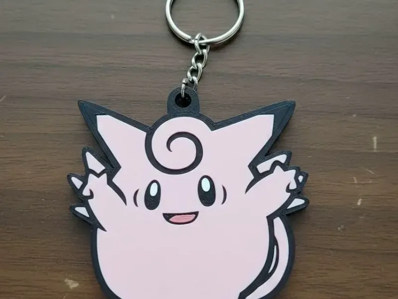 Keychain - Clefable - stl/3mf