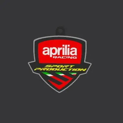 Aprilia Racing Logo Keychain
