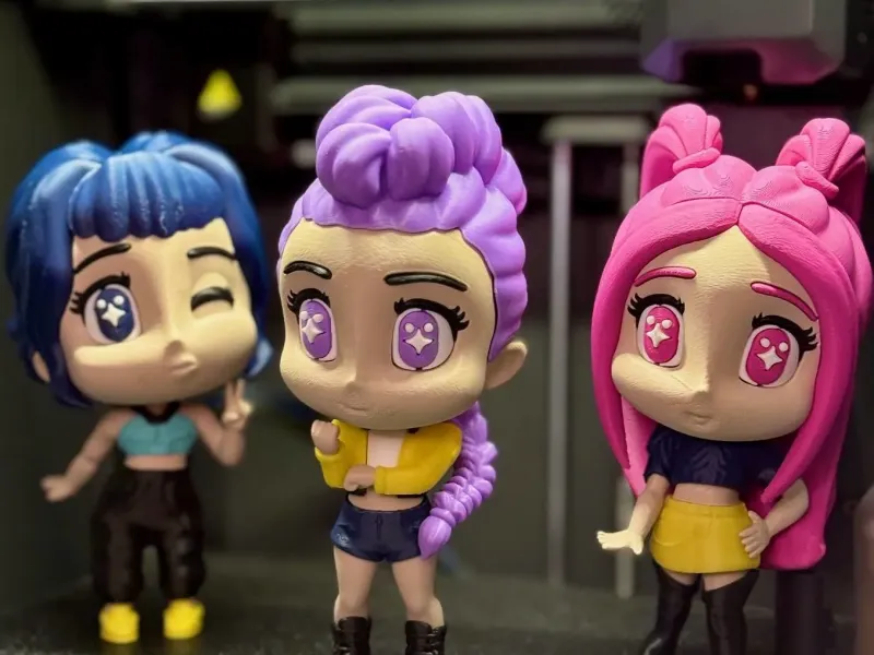 Chibi Kpop Demon Hunters (impressão por cor)