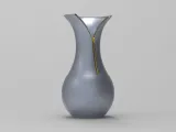 zippered Vase -1