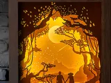 couple lightbox (shadow box)-0