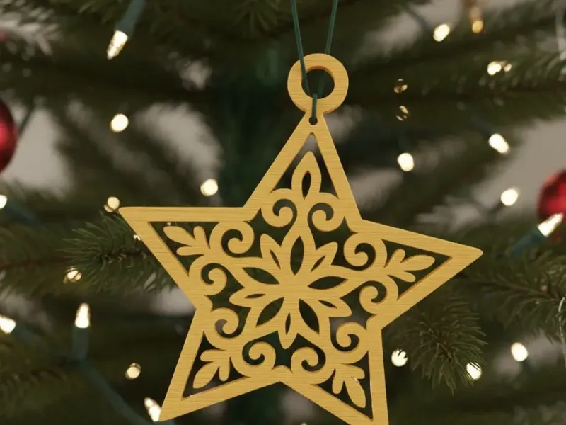 Christmas Star Ornament
