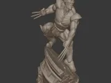 Clawed Mutant Warrior Statue – Dynamic Superhero 3D Print-2