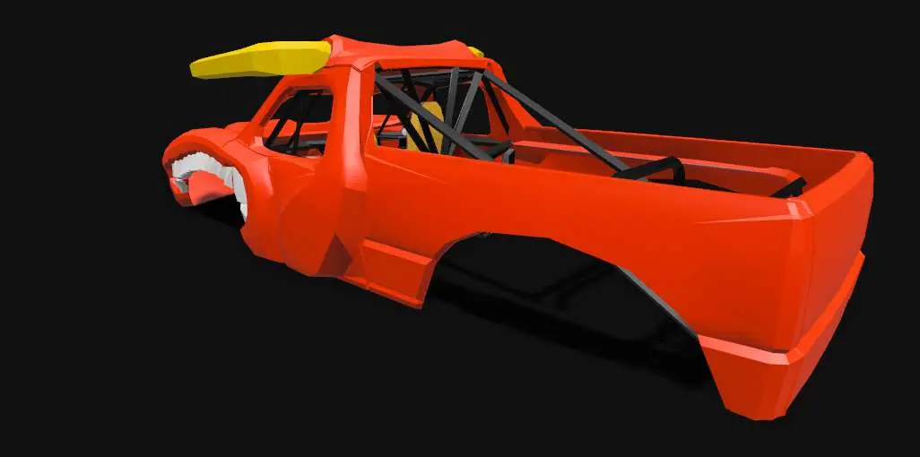 RC 1:12 EL TORO LOCO BODYSHELL MONSTER TRUCK