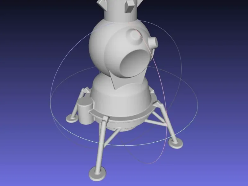 Soviet LK Moon Lander Printable Board Game Scale Space Race