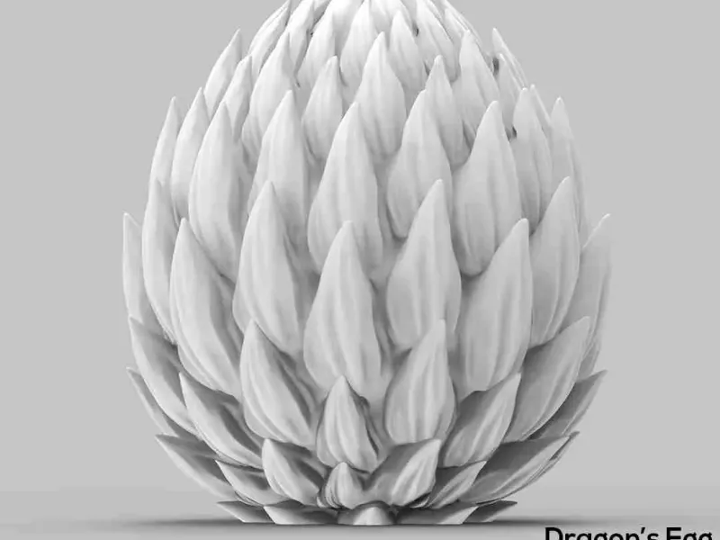 File digitale 3 Uova di drago Set 1 - File Stl per stampa 3D