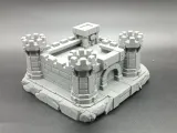 Fantasy Dwarf Castle Mini Terrain -Tabletop RPG DnD-5