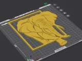 Elefant. Wall panel-5