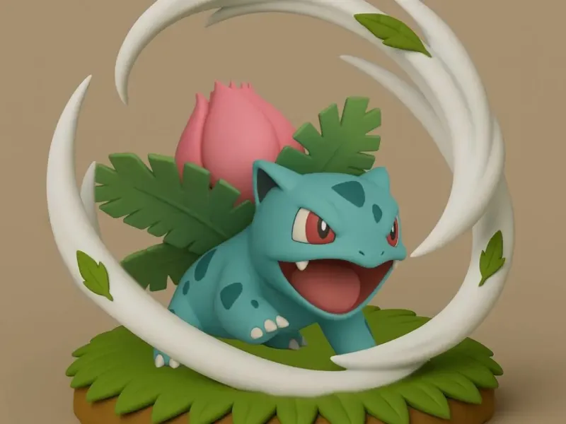 Estilo de batalha Pokémon - Ivysaur #002