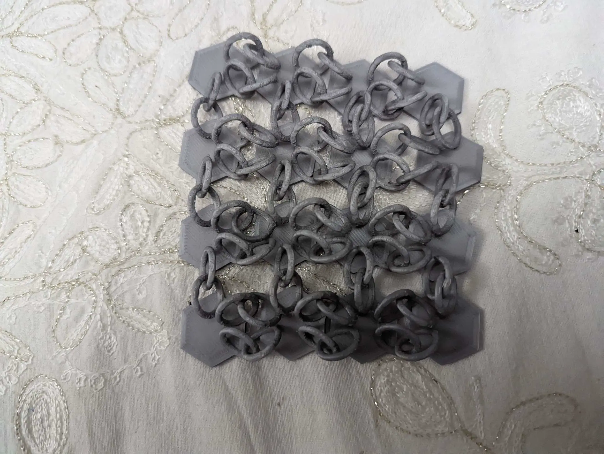 Cotta di maglia esagonale