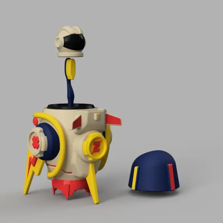 Capsule Astronaut - Kids Toothbrush Holder