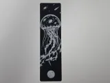 Black and White Galaxy Jellyfish Bookmark-0