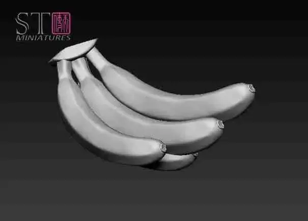 Doll house diorama bananas