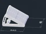 Adjustable/Ergonomic Foot Rest – 3D Printed Comfort for Desk-1