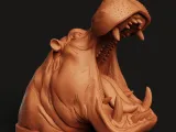 Hippo Head Controller Stand | Universal Gaming Remote Holder-1