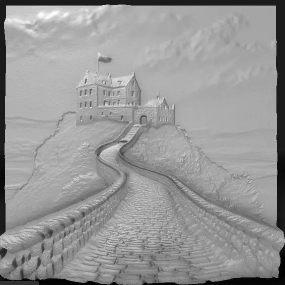 3D Printer Files | 3MF File | castle
