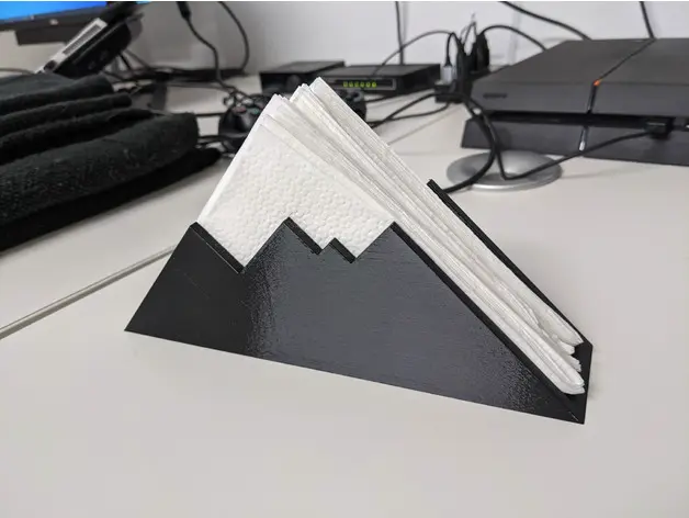 Mountain napkin holder