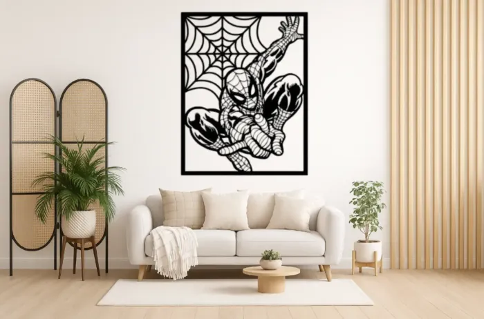 3D Printer Files | 3MF File | WallArt Spiderman 003 | Creality Cloud