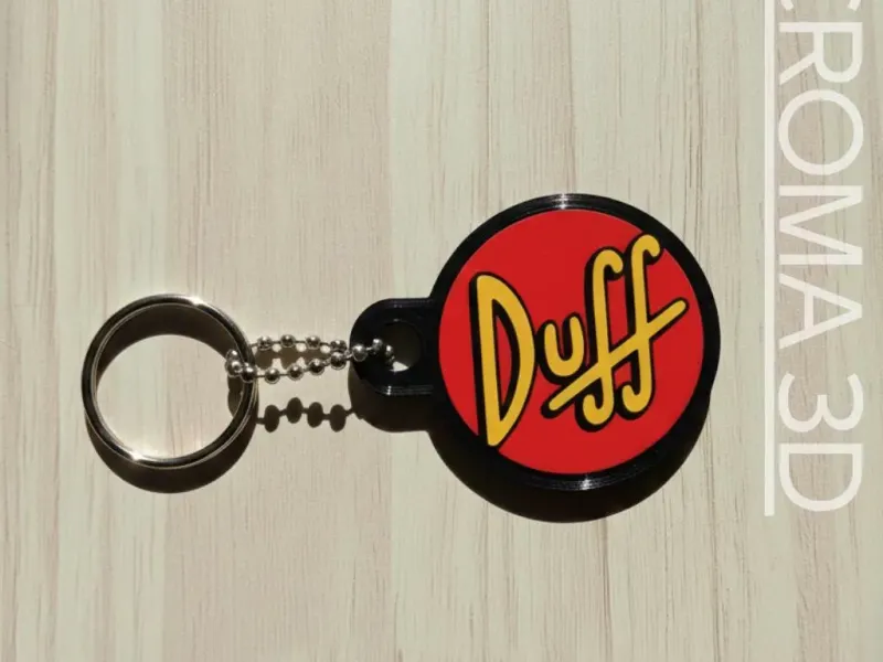 Duff keychain - multicolor