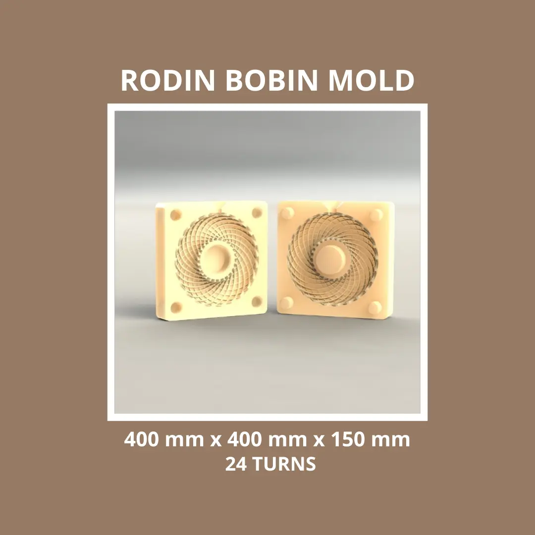 FAMILIAS DE MOLDES DE BOBINAS - 400 X 400 X 150 MM 24 VUELTAS