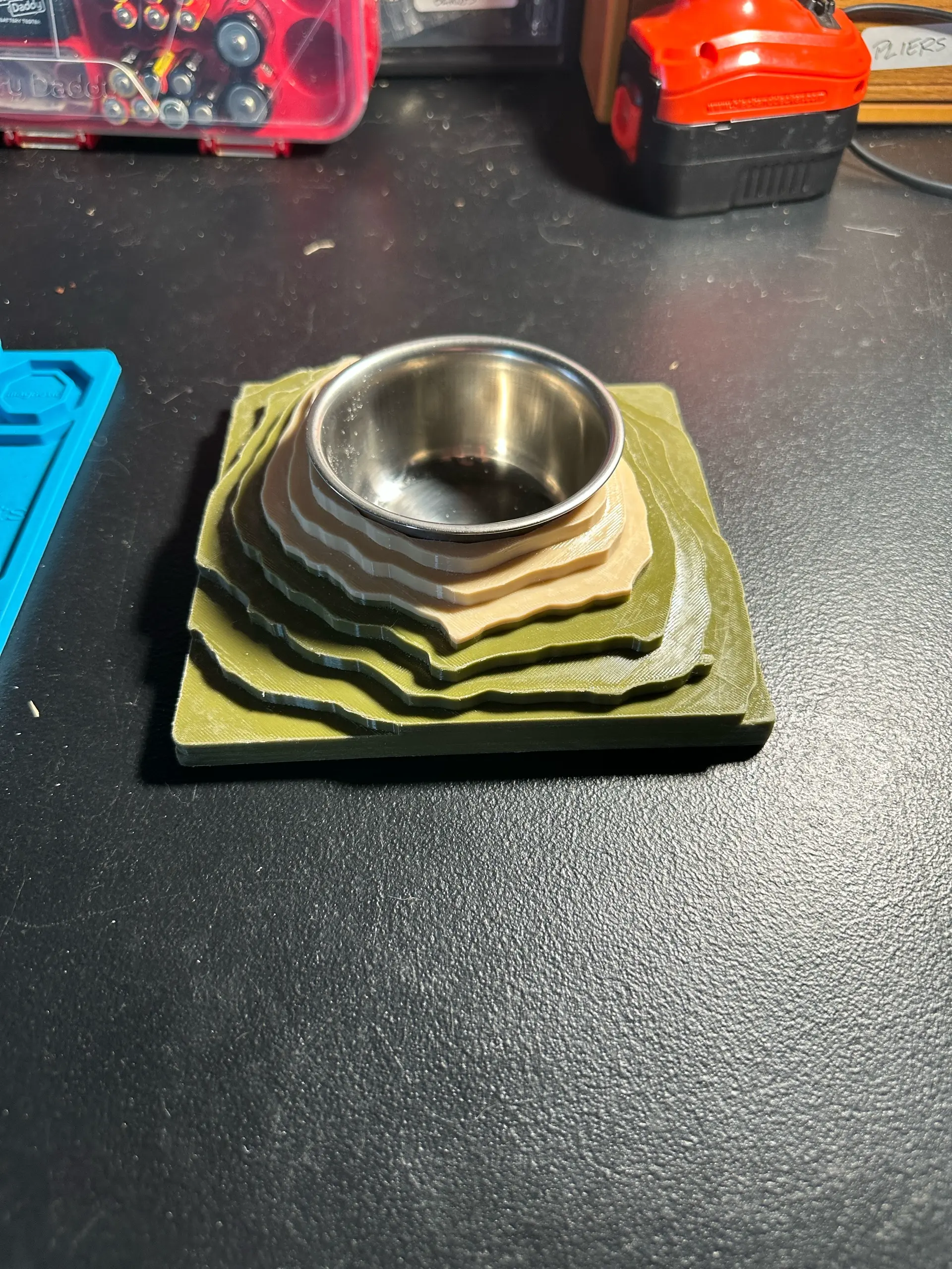Mt Fuji Turtle Feeding Bowl