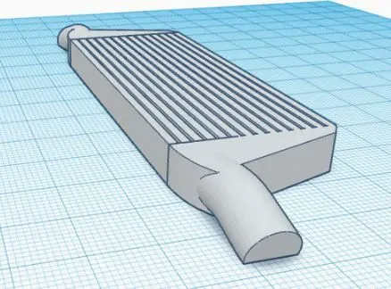 RC Drift Car Intercooler V1 1:10