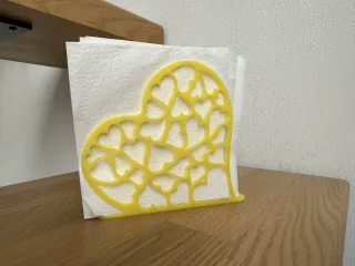 Hearts napkin holder
