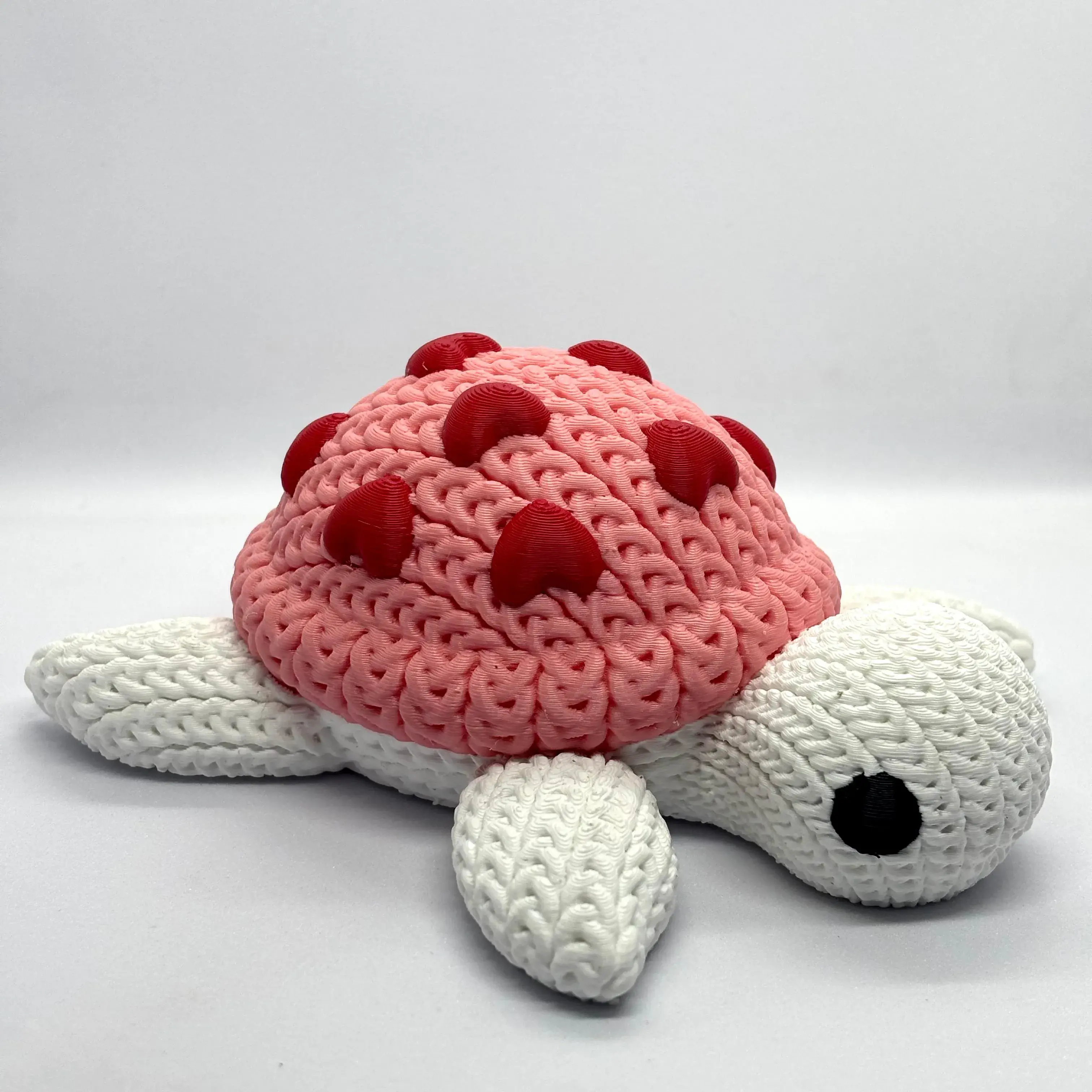 Knitted Valentine Turtle