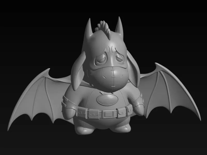 3d printable batman eeyore model