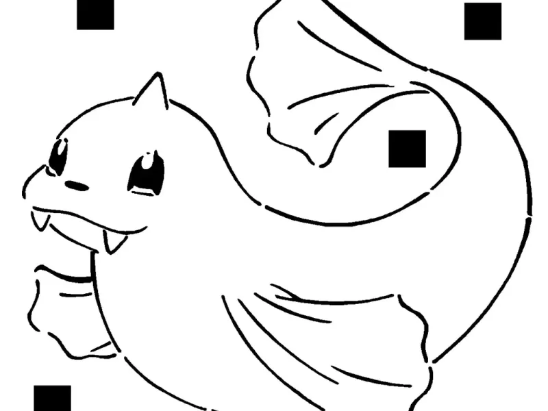 087 Dewgong stencil + 2D
