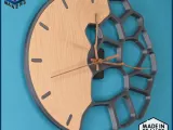 Voronoi design wall clock-0