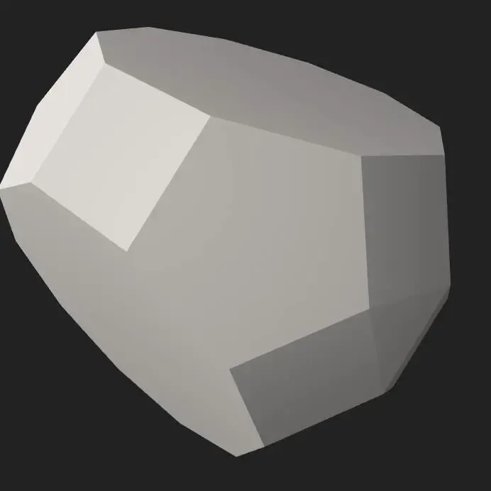 Gyrate Bidiminished Rhombicosidodecahedron
