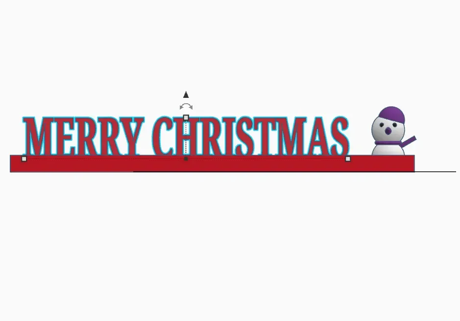 MERRY CHRISTMAS + Snowman