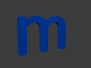 m
