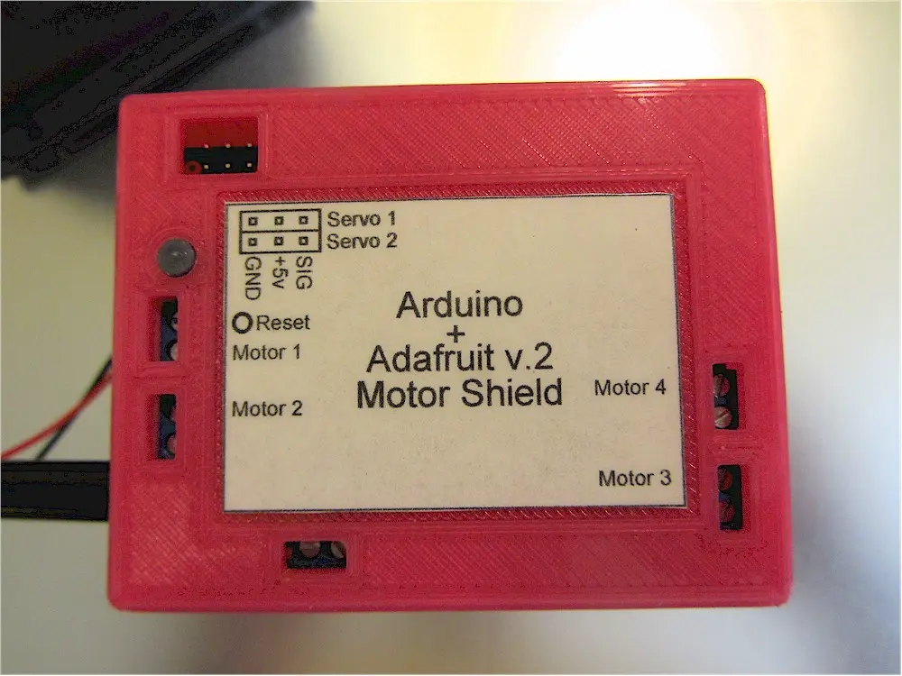 Arduino + Motor Shield Enclosure