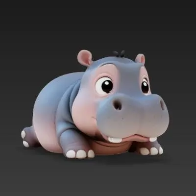 BABY MALE HIPPO