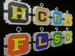 STL METAL SLUG KEYCHAINS