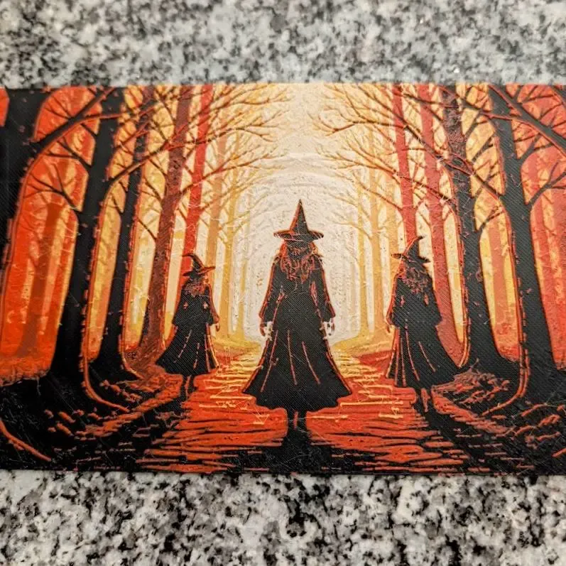 Hueforge Witches in the Autumn Forest