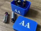 收纳盒，AA电池托盘-4