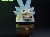 Rick and Morty shaped Easter egg container-3