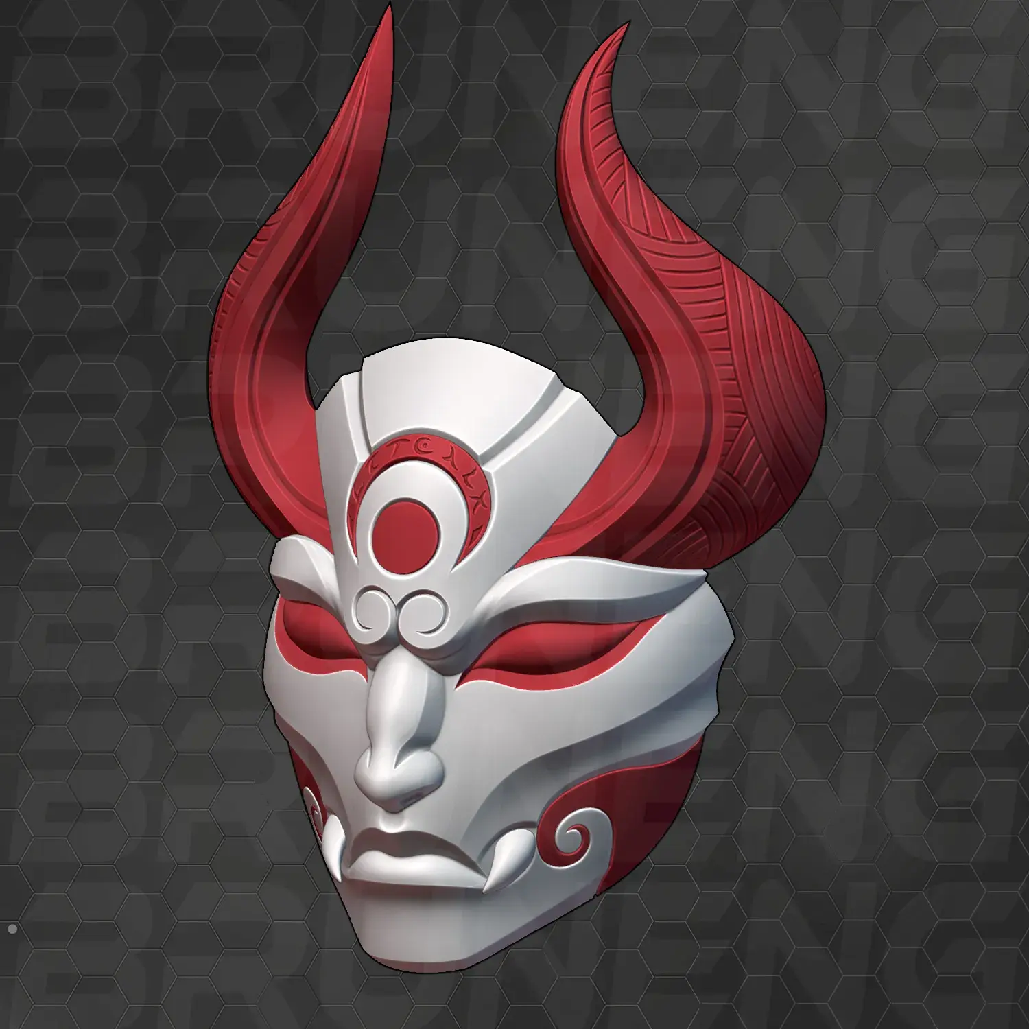 Blood Moon Diana Cosplay Mask - League of Legends Wild Rift