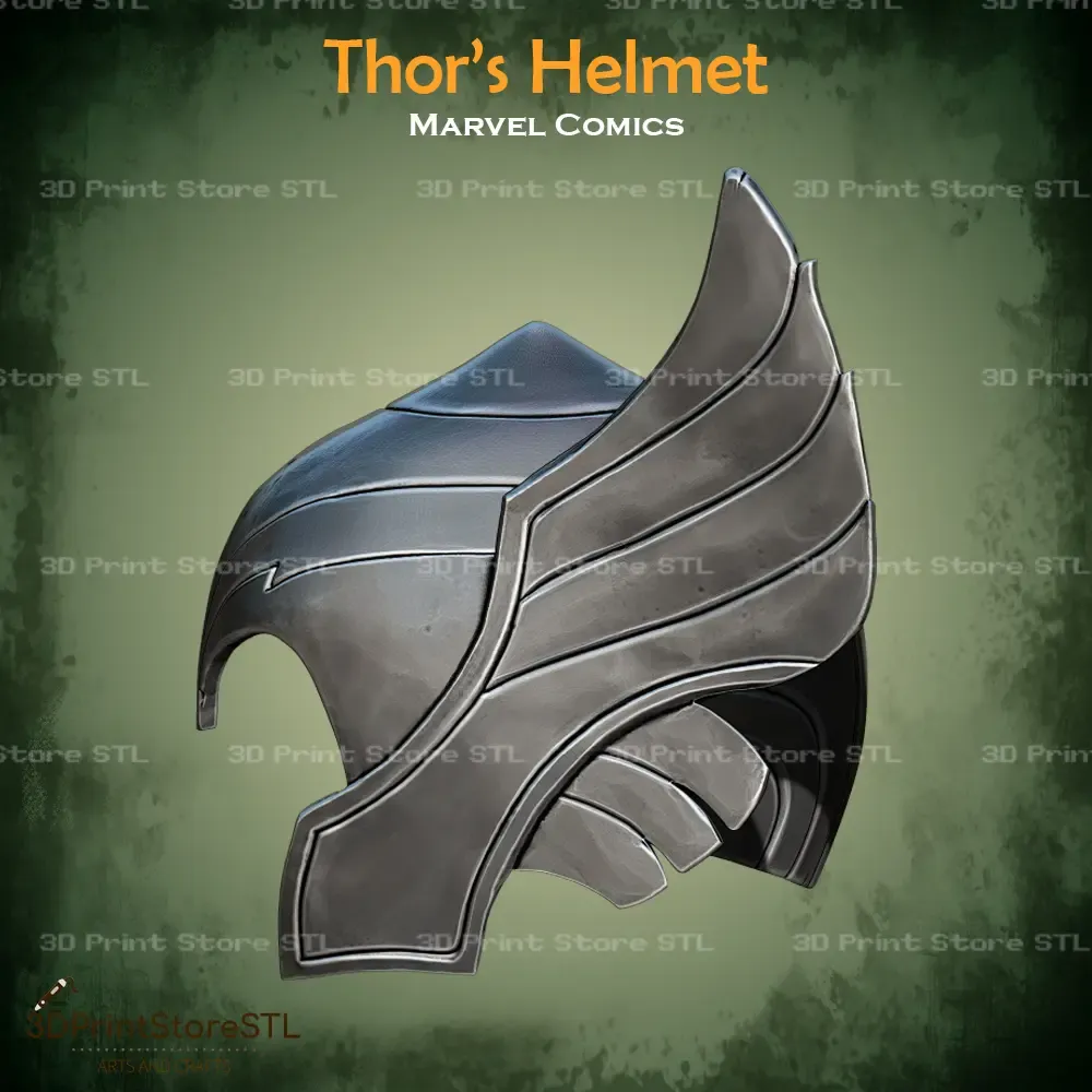 Thor Helmet Cosplay Marvel - STL File