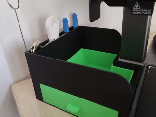 Soporte para herramientas + deposito de purgas Creality Hi