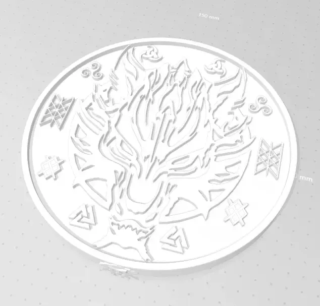 Fenrir The Wolf Wall art