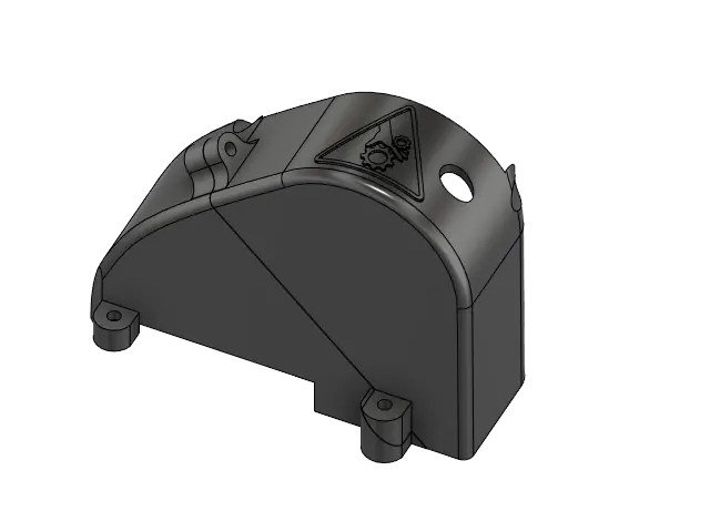 X-Maxx Two Piece Gear Cover - Improved