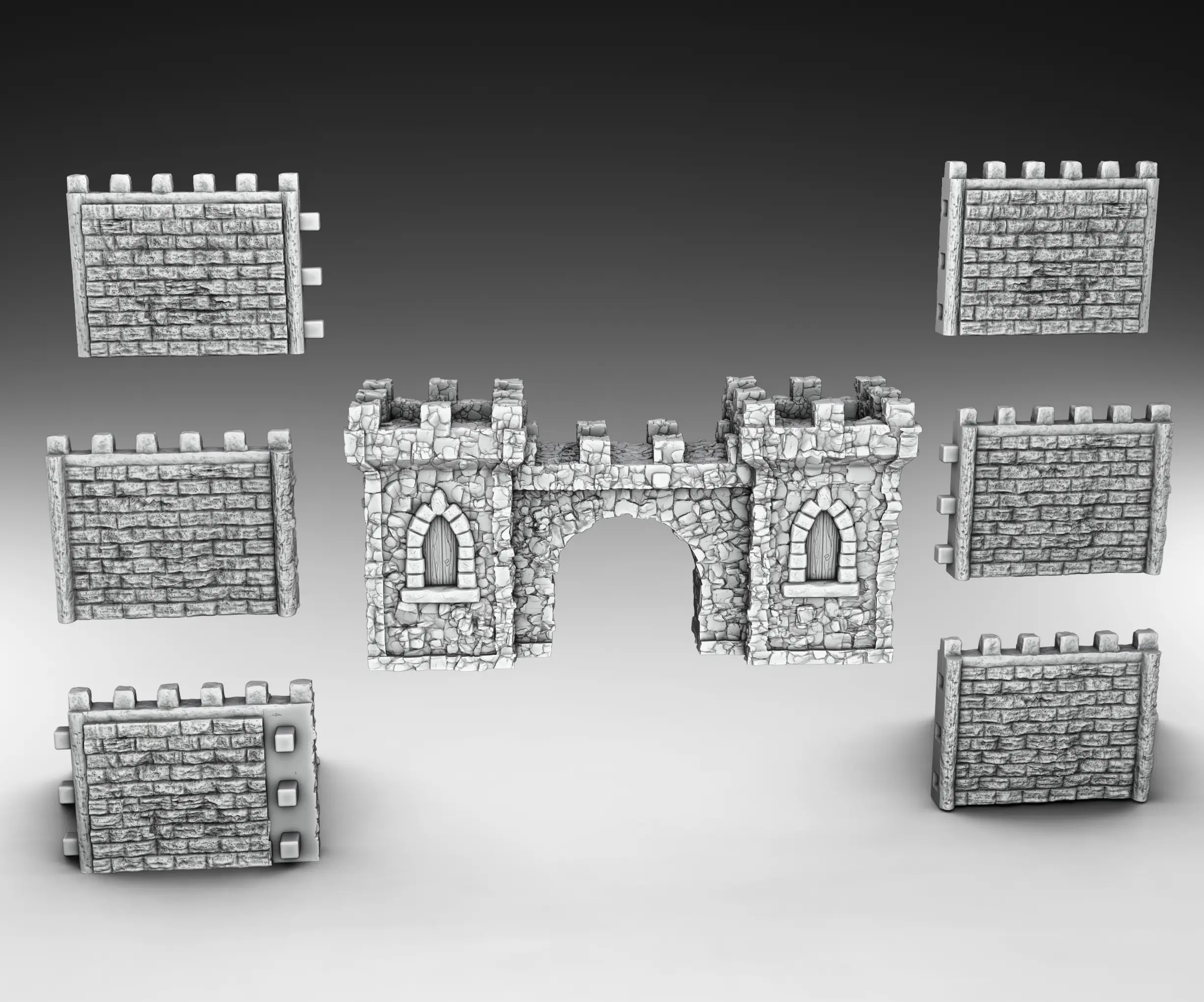 Sistema de paredes modulares - miniaturas warhammer 40k 40000 ter
